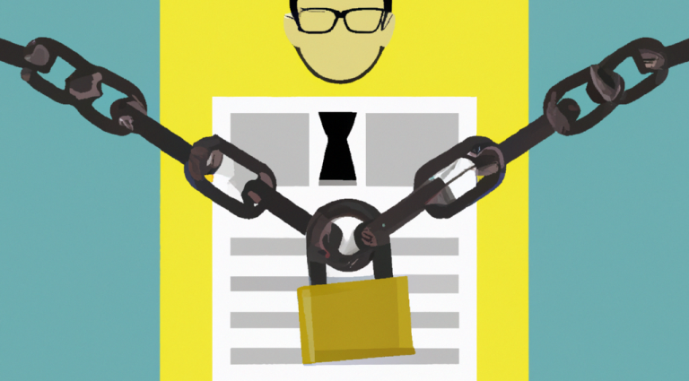 DALL·E-2023-03-22-18.13.13-Contrato-de-trabajo-junto-con-una-cadena-con-estilo-freepik-e1679505407632-1024x567
